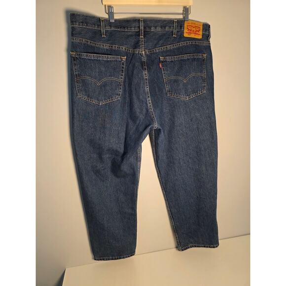 Levi's 550 Relaxed Fit men's 46x29 jeans dark wash Casual StreetWear Big&Tall - Picture 2 of 8
